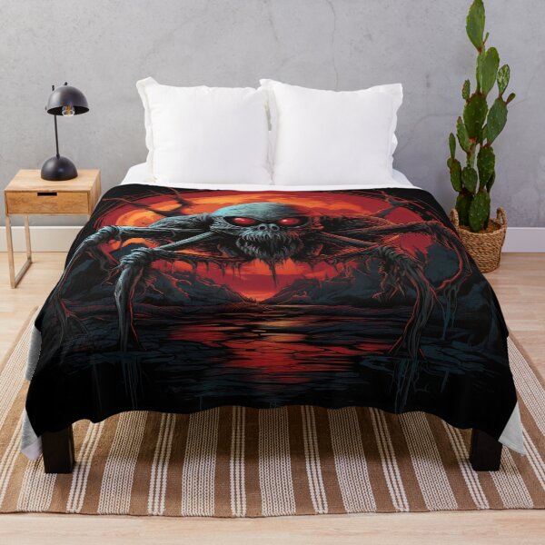 Item preview, scary tarantula in front of a bloody sunset designed and sold by artyficial-.