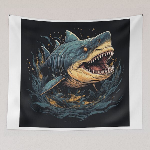 Item preview, sneaky shark attack designed and sold by artyficial-.