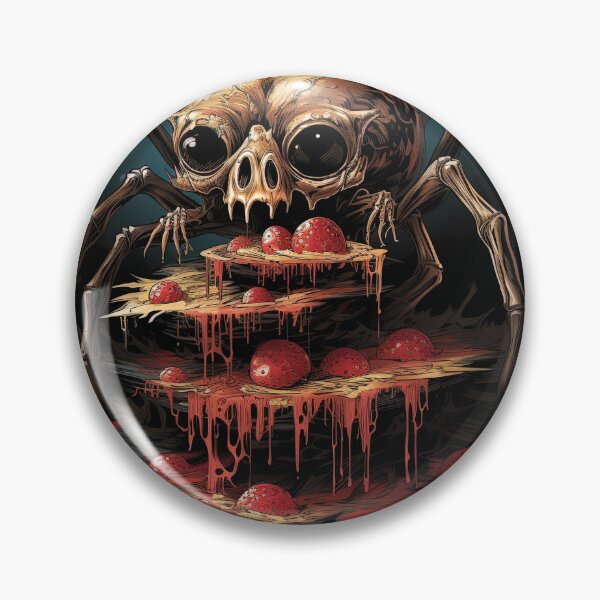 Item preview, tarantula skull having breakfast designed and sold by artyficial-.