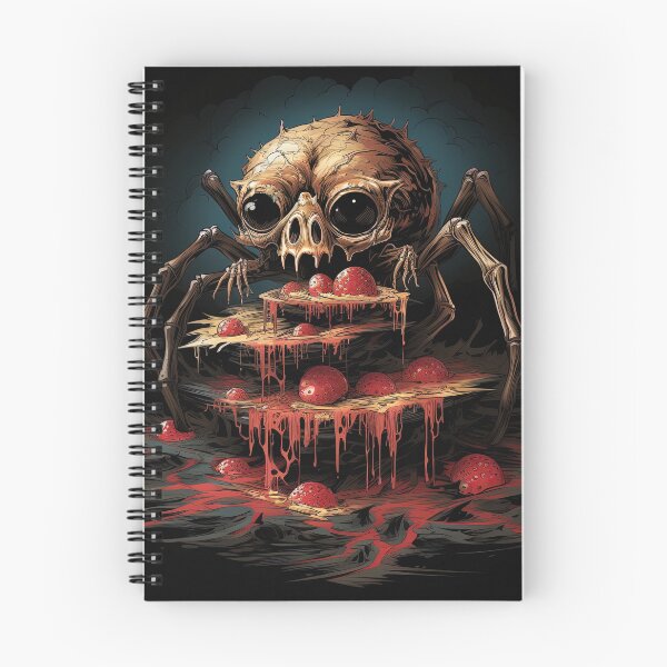 Item preview, tarantula skull having breakfast designed and sold by artyficial-.