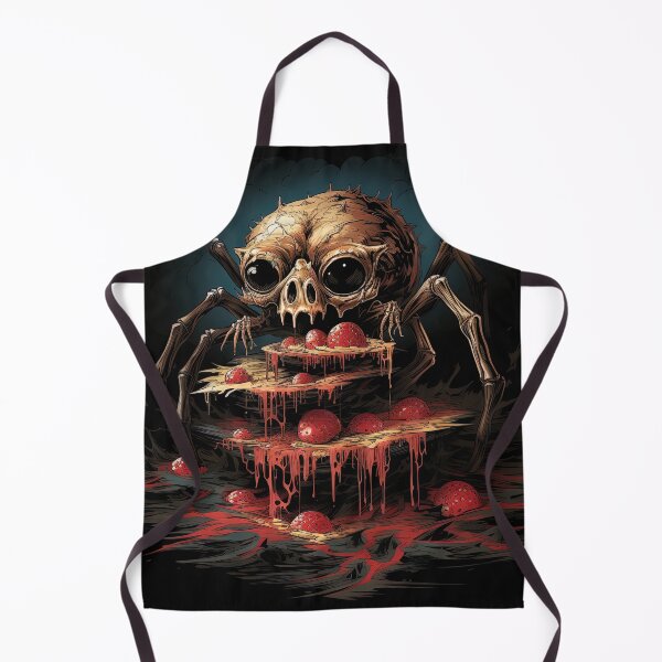 Item preview, tarantula skull having breakfast designed and sold by artyficial-.