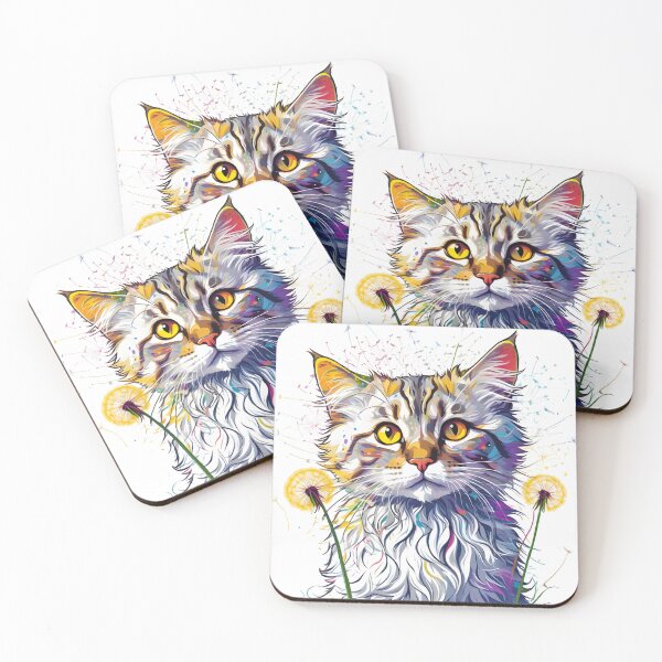 Item preview, Dandelion Cat Lovers Cats Kittens designed and sold by Mayalogo.