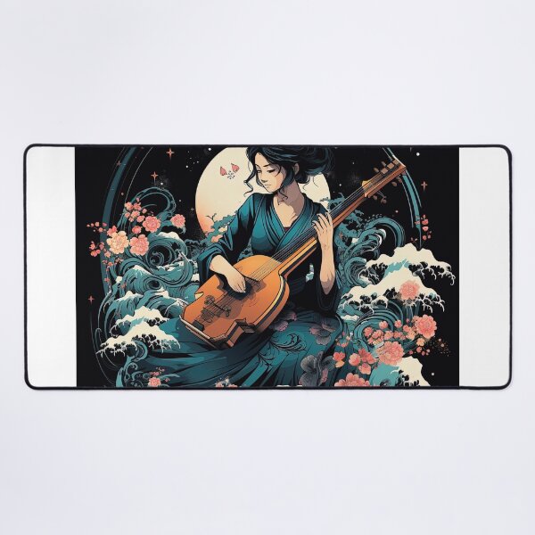 Item preview, woman playing erhu designed and sold by artyficial-.