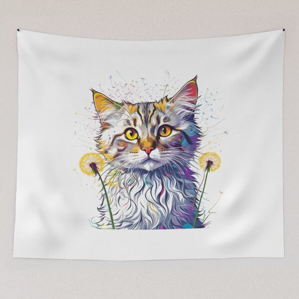 Item preview, Dandelion Cat Lovers Cats Kittens designed and sold by Mayalogo.