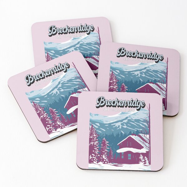 Item preview, Breckenridge Colorado Winter Travel Art Vintage designed and sold by KrisSidDesigns.