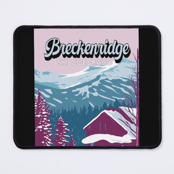 Item preview, Breckenridge Colorado Winter Travel Art Vintage designed and sold by KrisSidDesigns.