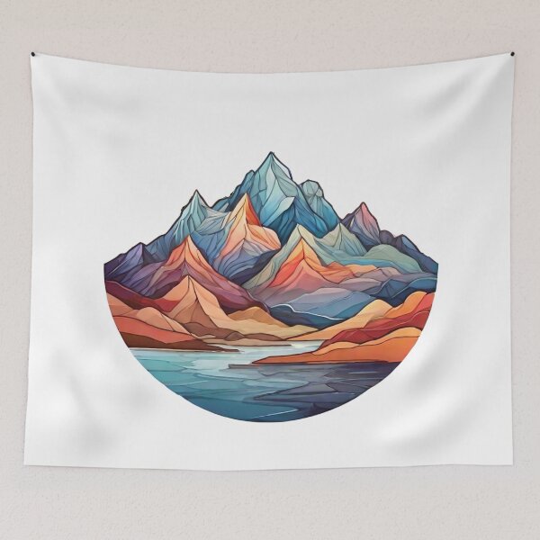 Item preview, Abstract Wilderness Odyssey: Evoking Natural Landscapes (232) designed and sold by WASjourney.