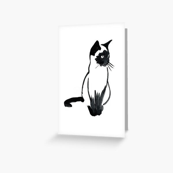 siamese Greeting Card
