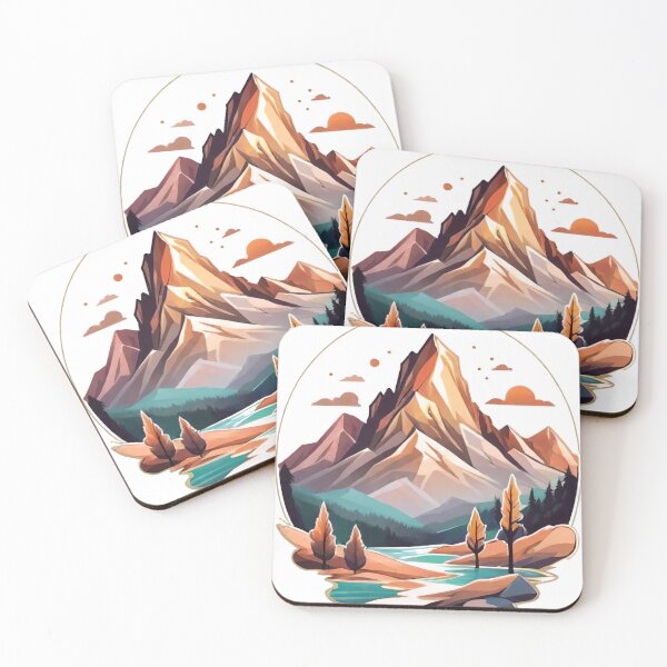 Item preview, Artistic Terroir: Abstract Visions of Mountains, Deserts, and Forests (234) designed and sold by WASjourney.
