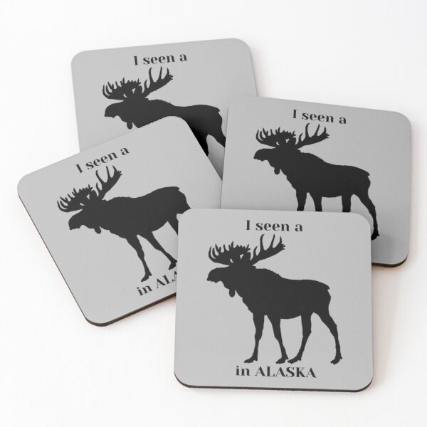 Item preview, I seen a moose in Alaska designed and sold by TouchofAlaska.
