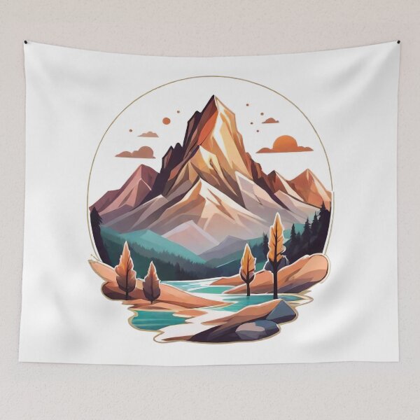 Item preview, Artistic Terroir: Abstract Visions of Mountains, Deserts, and Forests (234) designed and sold by WASjourney.