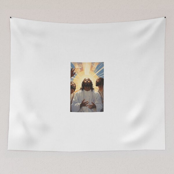 Item preview, Transfiguration (Mount Tabor): Jesus, accompanied by Peter, James, and John, undergoes a divine transfiguration, revealing his divine glory to select disciples. designed and sold by AGBOWEN1.