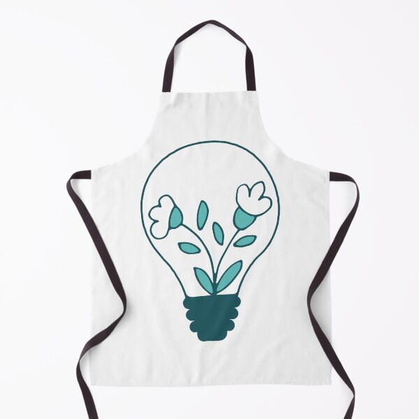 Item preview, Floral lightbulb with cute flowers - green nature energy designed and sold by NataliaVVV.