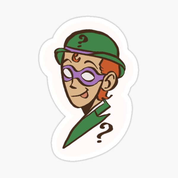 Item preview, Riddler sticker  designed and sold by Kapelputs.