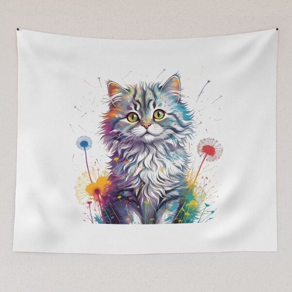 Item preview, Dandelion Cat Lovers Cats Kittens designed and sold by Mayalogo.