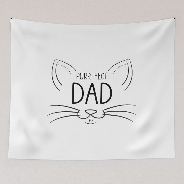 Item preview,  "Purr-fect Dad" funny cat lover Dad designed and sold by Gravy-tee07.