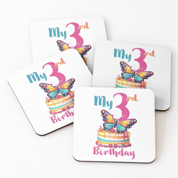 Item preview, Birthday Girl 3st Years Old, Third Birthday designed and sold by SAKADesignArt.