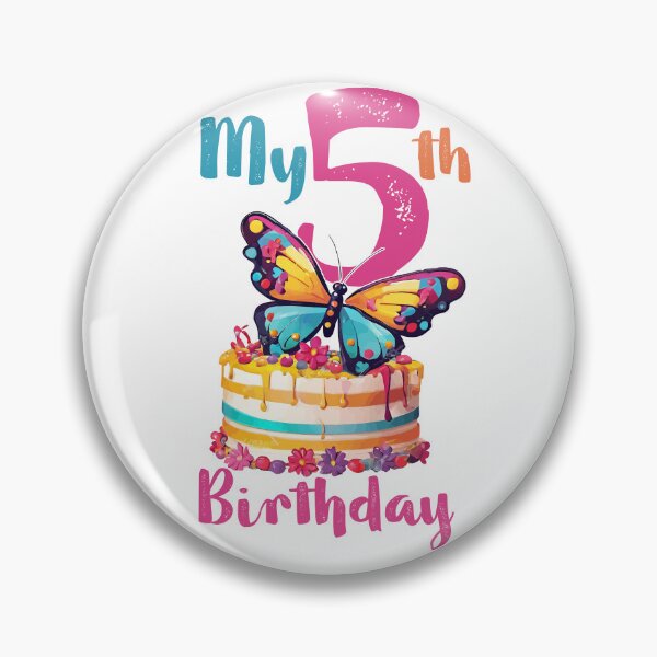 Item preview, Birthday Girl 5th Years Old, Fifth Birthday designed and sold by SAKADesignArt.