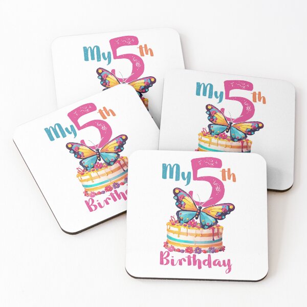 Item preview, Birthday Girl 5th Years Old, Fifth Birthday designed and sold by SAKADesignArt.