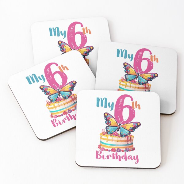 Item preview, Birthday Girl 6th Years Old, Sixth Birthday designed and sold by SAKADesignArt.