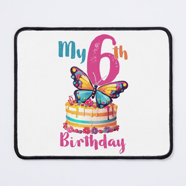 Item preview, Birthday Girl 6th Years Old, Sixth Birthday designed and sold by SAKADesignArt.