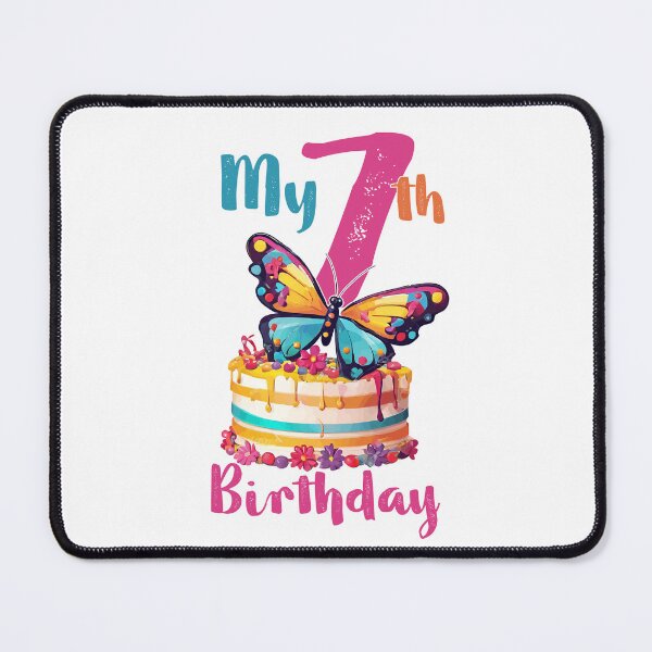 Item preview, Birthday Girl 7th Years Old, Seventh Birthday designed and sold by SAKADesignArt.