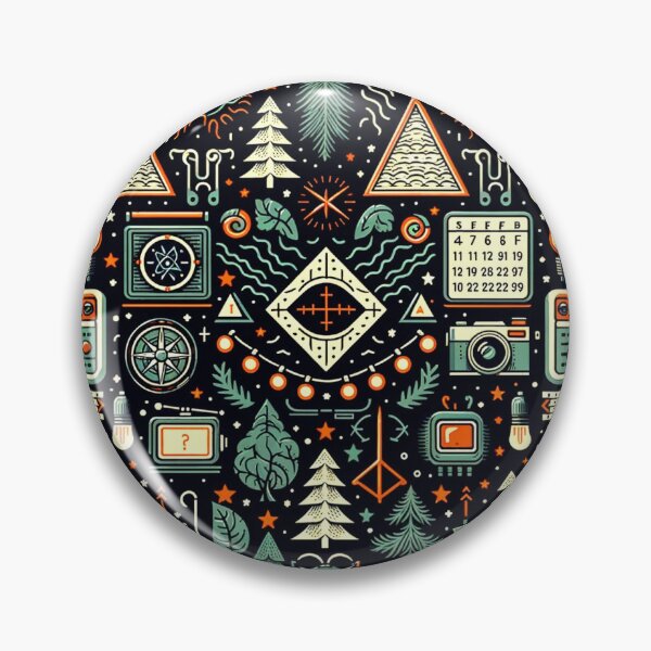 Item preview, Enigmatic Echoes: Stranger Things Inspired Seamless Patterns designed and sold by vishal100ni.