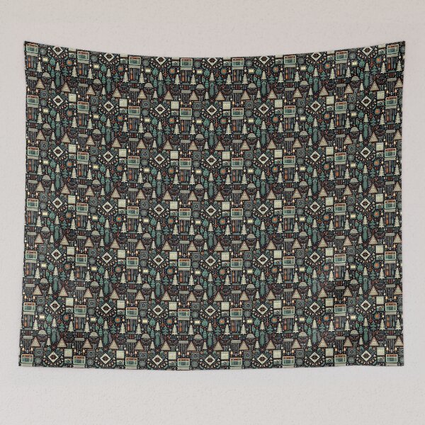 Item preview, Enigmatic Echoes: Stranger Things Inspired Seamless Patterns designed and sold by vishal100ni.