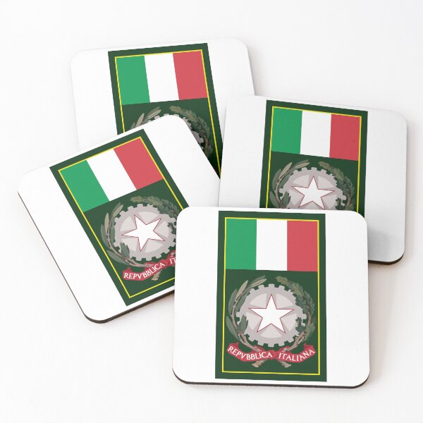 Item preview, Italy Flag and Coat of arms designed and sold by adamst555.