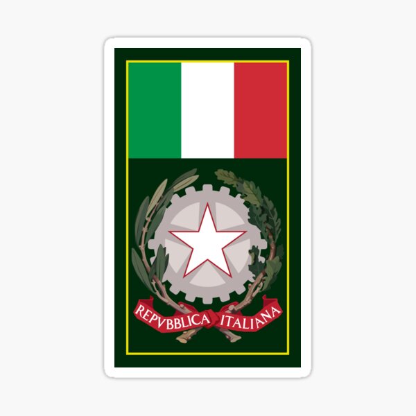 Item preview, Italy Flag and Coat of arms designed and sold by adamst555.