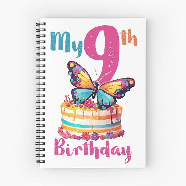Item preview, Birthday Girl 9th Years Old, Nineth Birthday designed and sold by SAKADesignArt.