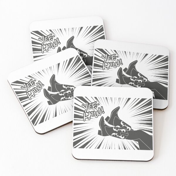 Item preview, Female legs in cowboy boots. Cowgirl party Yee-haw!  Wild west theme. Black and white vector illustration designed and sold by ElenaPost.
