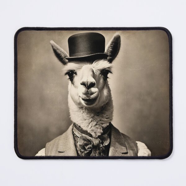 Item preview, Victorian Llama Portrait Artistic Gift Fashion designed and sold by popanato.