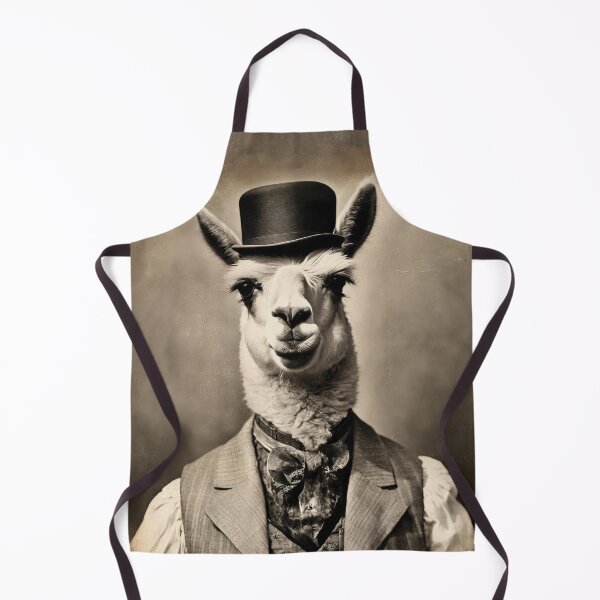 Item preview, Victorian Llama Portrait Artistic Gift Fashion designed and sold by popanato.