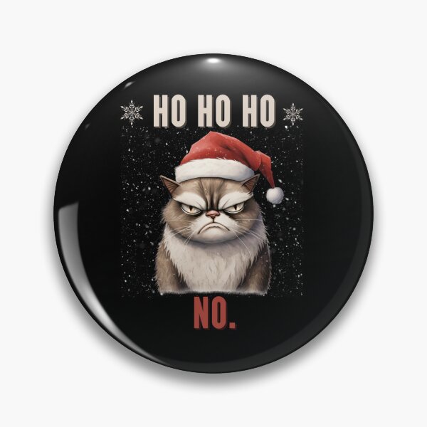 Item preview, Ho ho ho no funny angry cat designed and sold by Rathnau.