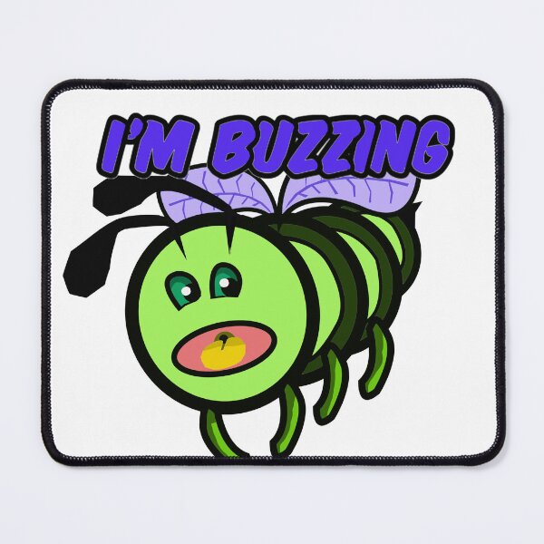 Item preview, I'm buzzing blue green designed and sold by ObsessiveSticks.