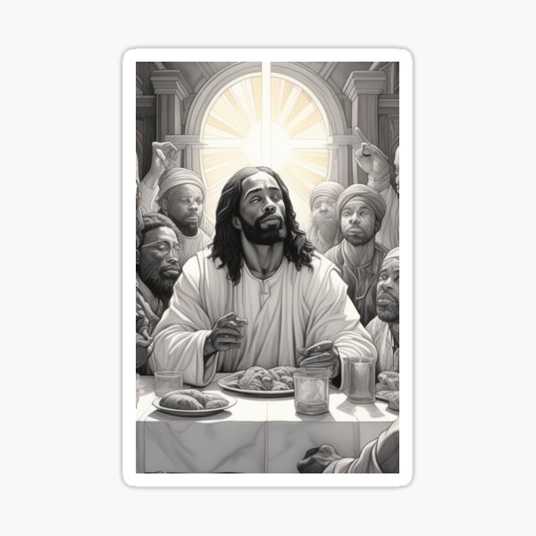 Item preview, Last Supper (Jerusalem): The final meal Jesus shares with his disciples before his crucifixion, where he institutes the sacrament of Communion. designed and sold by AGBOWEN1.