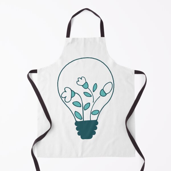 Item preview, Floral lightbulb with cute flowers - green nature energy designed and sold by NataliaVVV.