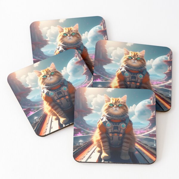 Item preview, Astronaut cat designed and sold by Jambonfromage.