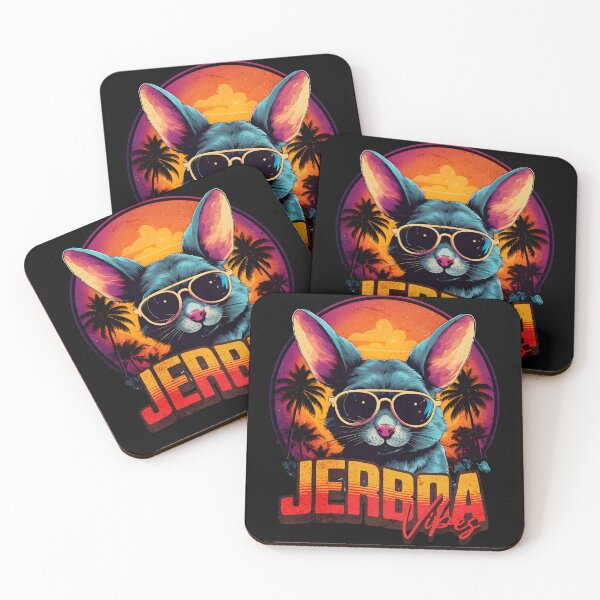 Item preview, Retro Wave Jerboa Vibes Circle Shirt designed and sold by RedDesignSyc.