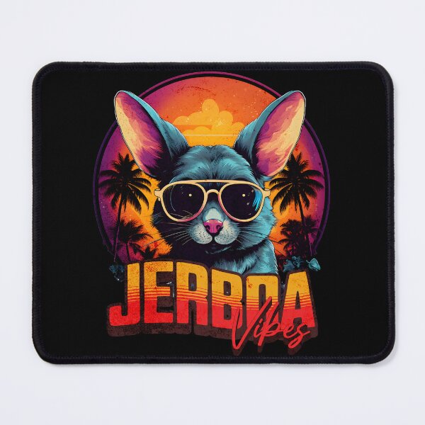 Item preview, Retro Wave Jerboa Vibes Circle Shirt designed and sold by RedDesignSyc.
