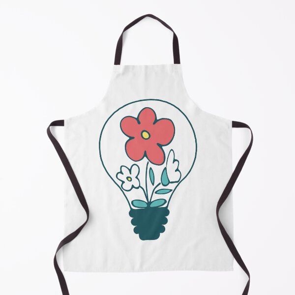 Item preview, Floral lightbulb with cute flowers - green nature energy designed and sold by NataliaVVV.