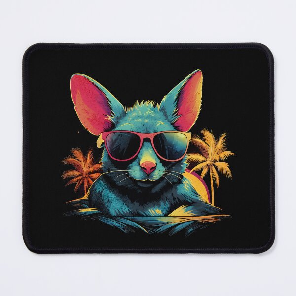Item preview, Retro Wave Jerboa Sunglas Shirt designed and sold by RedDesignSyc.