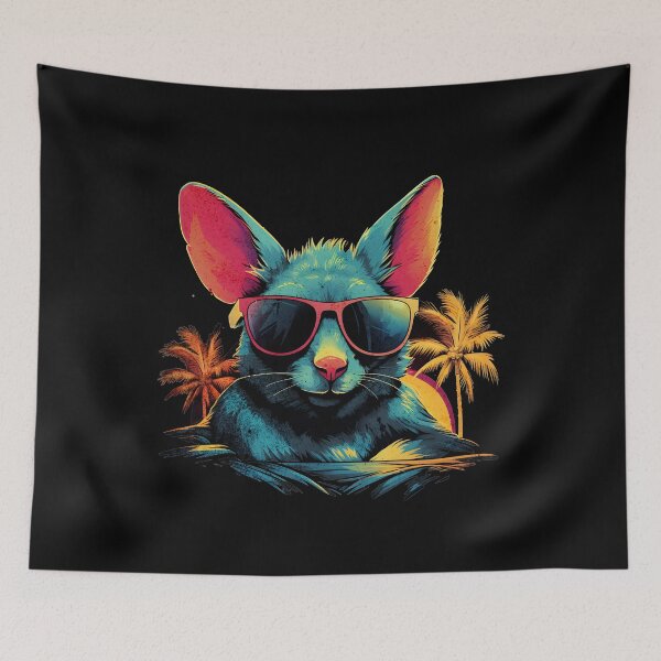 Item preview, Retro Wave Jerboa Sunglas Shirt designed and sold by RedDesignSyc.