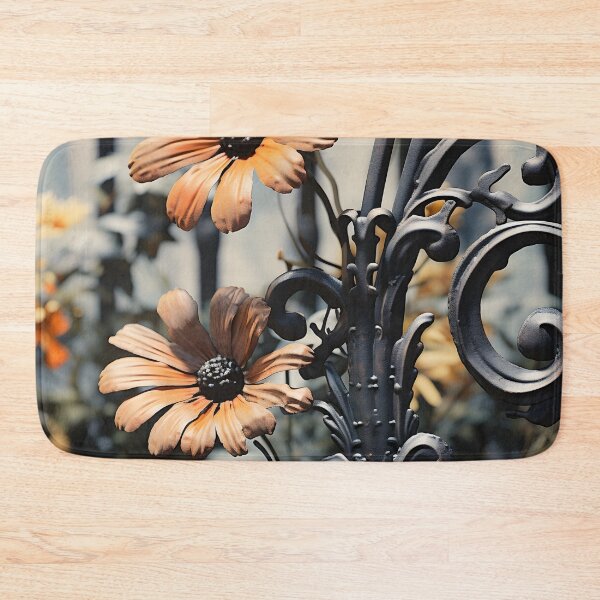 Item preview, Decorative ornate wrought iron print designed and sold by dcrc.