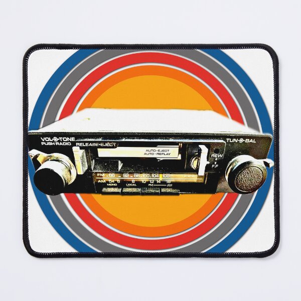 Item preview, Vintage Retro Car Stereo Tape Deck Tuner designed and sold by BubbaCommerce.