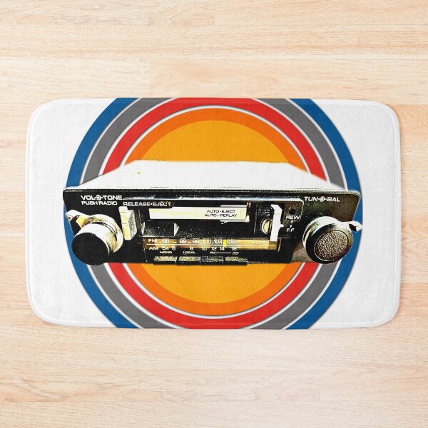 Item preview, Vintage Retro Car Stereo Tape Deck Tuner designed and sold by BubbaCommerce.