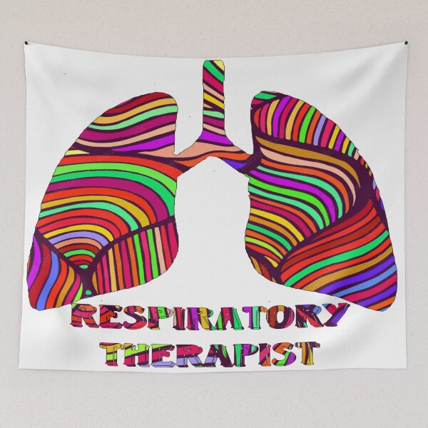 Item preview, Multi Colored Striped Respiratory Therapist designed and sold by natnat7w.