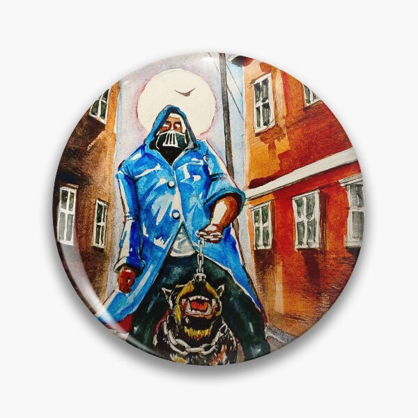 Item preview, Rottweiler dog lover dog walker watercolour art designed and sold by Jam3x.