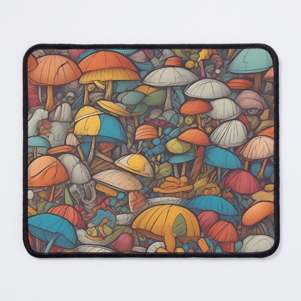 Item preview, abstract shroom orgy - mushroom designed and sold by BandM Jos-Wilias.